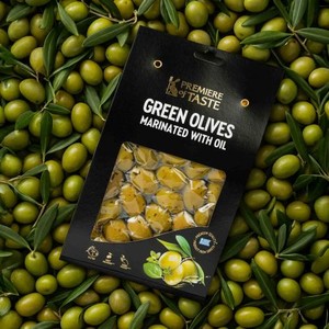 Оливки Зеленые маринованные с травами Premiere of Taste 150г 150 г