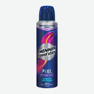 Мужской дезодорант-антиперспирант Feel Attractive Mennen Speed Stick 150мл
