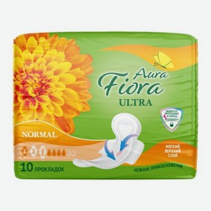 Прокладки гигиенические Fiora Ultra normal soft 10шт 75 г