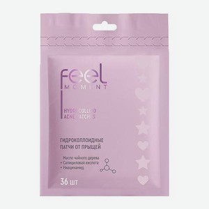 Гидроколлоидные патчи от прыщей с салициловой кислотой Feel Moment 36шт 2 г