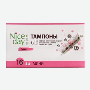 Тампоны Fiora/Niceday Мини 2 капли 16шт 48 г