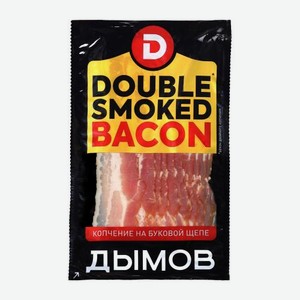 Бекон Дымов Double Smoked сырокопченый нарезка 200г 200 г