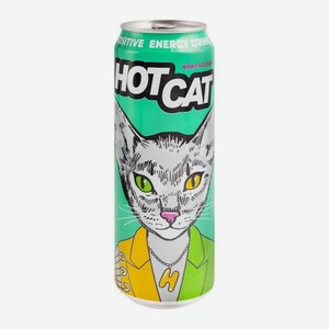 Напиток Hot Cat энергетический киви-фейхоа 450мл 450 г