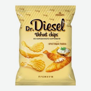 Чипсы рифленые Фиш энд чипс Dr. Diesel 120г 120 г