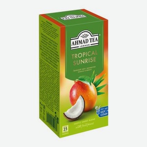Зелёный чай Манго-кокос Ahmad Tea Tropical Sunrise 25саше 37г 37 г