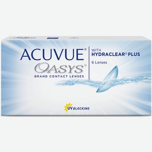 ACUVUE Двухнедельные контактные линзы ACUVUE OASYS with HYDRACLEAR PLUS, -3.00 / 8.4 / 14 / 6 шт.