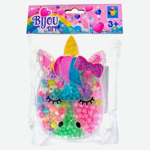 Набор для творчества из бусин 1TOY Bijou Diy Единорог, 230 бусин