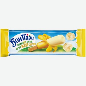 Фруктовый десерт Nestle Бон Пари с ароматом Банана замороженный 45г