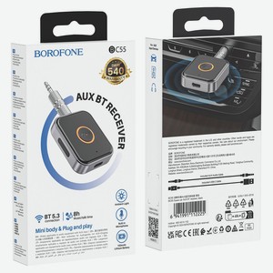 Трансмиттер-ресивер Borofone Bluetooth AUX черный BC55