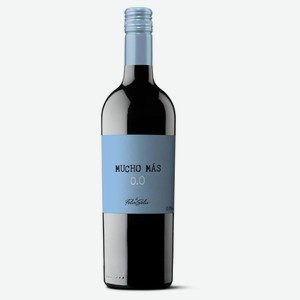 Вино безалкогольное Mucho Mas красное (Red) полусухое 0.75 л