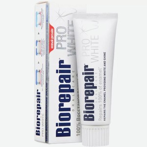 Зубная паста Biorepair Pro White, 75мл, 75 мл