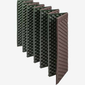 Коврик туристический складной ACTIWELL 179х59х1,5см, коричневый/хаки