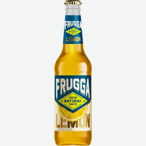 Напиток пивной FRUGGA Lemon фильтрованный пастеризованный 6,5%, 0.4л