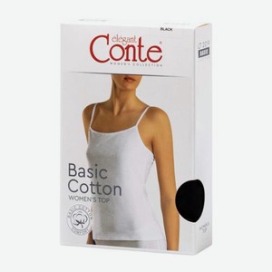 Топ женский на тонких лямках Basic р.xs-xl Conte в ассортименте 82 г