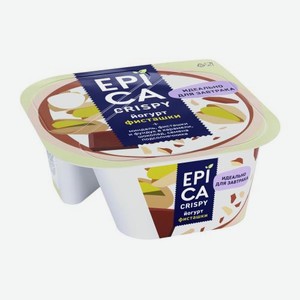 Йогурт Epica Crispy Фисташки 4.8% + Смесь из семян орехов и темного шоколада 140г 140 г