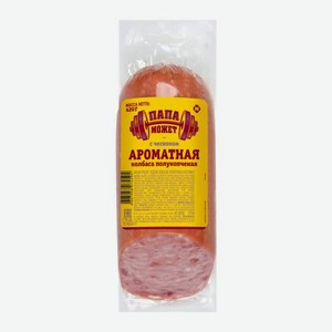 Колбаса Папа может Ароматная с чесноком полукопченая 420г 420 г