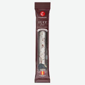 Колбаса сыровяленая Casademont Fuet Extra Truffle Фуэт экстра с благородной белой плесенью и трюфелем без глютена полусухая, 110 г