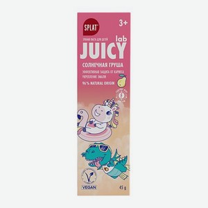 Детская зубная паста с фтором вкус Груша Splat Juicy Lab 45г 45 г