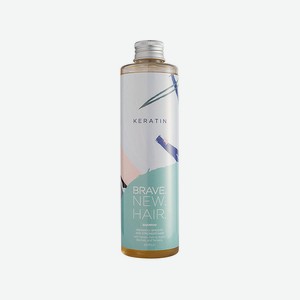 BRAVE.NEW.HAIR Шампунь для волос с кератином для придания гладкости Keratin, 250 мл