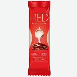 Шоколад RED Delight молочный без сахара, 20г, 20 г
