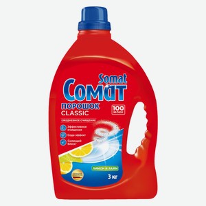 Порошок д/пмм Сомат лимон и лайм 3кг