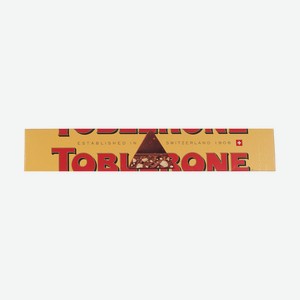 Шоколад молочный, Tobleron, с медово-миндальной нугой, 100 г