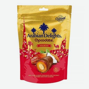 Финики в глазури Arabian Delights с миндалем Ассорти Chocodate 70г 70 г