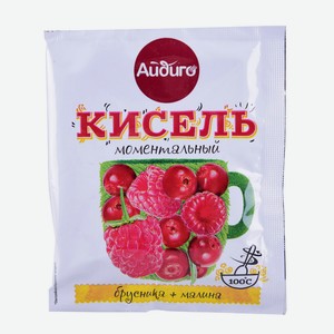 Кисель Айдиго моментальный брусника/малина 30г