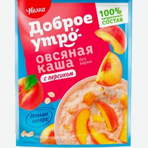 Каша Увелка Овсяная персик/яблоко 40г