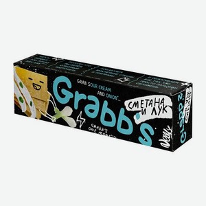 Чипсы Grabbs в пластинах со вкусом сметана лук 100г 100 г