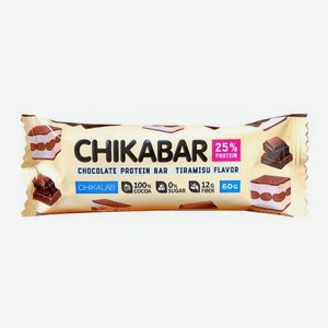 Батончик Chikalab глазированный с начинкой со вкусом тирамису 60г 60 г