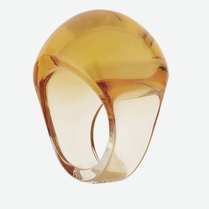 LALIQUE Кольцо-Кабошон Ambre (желтый), размер 52