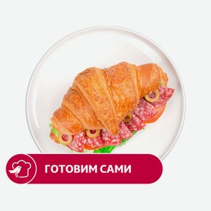 Круассан АШАН с колбасой, 1 шт