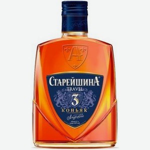 Коньяк Старейшина Трэвел 3-летний 40% 100мл, 100 мл
