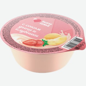 Продукт йогуртный пастеризованный ВЫБОР СЕМЬИ с соком дыни и клубники 2,5%, без змж, 130г