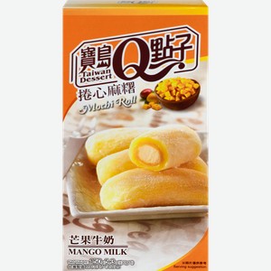 Кондитерское изделие QIDEA Моти-ролл со вкусом молочный манго, 150г