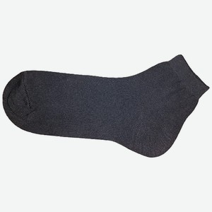 Носки женские Белорусские лён с крапивой - Черный, Без дизайна, 23