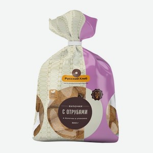 Булочки с отрубями Русский хлеб 6шт 300г