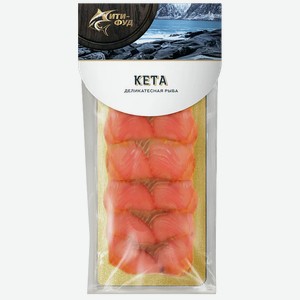Кета Сити-Фуд Ломтики слабосоленая 100г