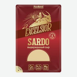 Сыр Sardo в нарезке Excelsior 45% 150г 150 г