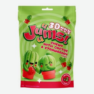 Мармелад жевательный со вкусом кактуса и клубники Juuums 70г 70 г
