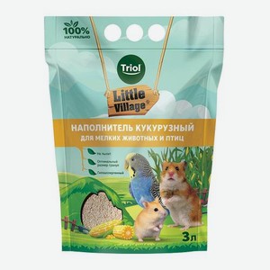 Наполнитель кукурузный для мелких животных и птиц Triol 3л 1.03 кг