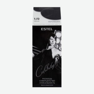 Крем-краска для волос Estel Celebrity 1/0 Черный 140мл 140 г