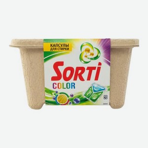Капсулы для стирки Sorti Color 10шт 130 г