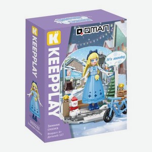 Конструктор Зимняя сказка 117 деталей Qman 330 г
