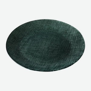 Блюдо Cotton зеленое стекло 26см 700 г