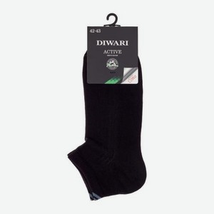 Носки мужские Diwari Active с рисунком черные 018 p.27 (41-42) 29 г