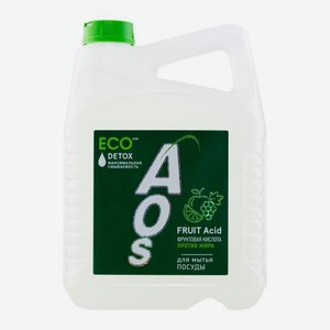 Средство для мытья посуды Aos с Фруктовыми кислотами 4.8кг 4.8 кг