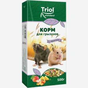 Корм для грызунов с фруктами Triol 500г 500 г