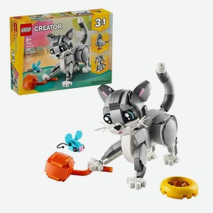 LEGO Конструктор Creator Серый кот, 1 шт.